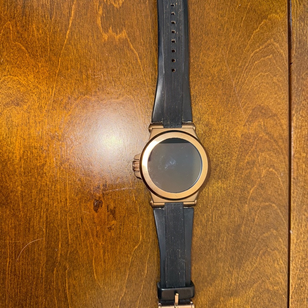 Michael Kors Black and Gold Smartwatch